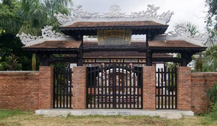 Porte d’entrée de la pagode de Canh Phuoc