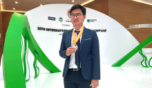 Ho Duc Trung awarded sliver medal at the 35th international biology Olympiad