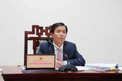 Ông Nguyễn Văn Phương - Phó Chủ tịch UBND tỉnh chủ trì tại đầu cầu tỉnh Thừa Thiên Huế