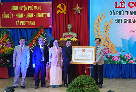 Công bố xã Phú Thanh đạt chuẩn nông thôn mới năm 2019