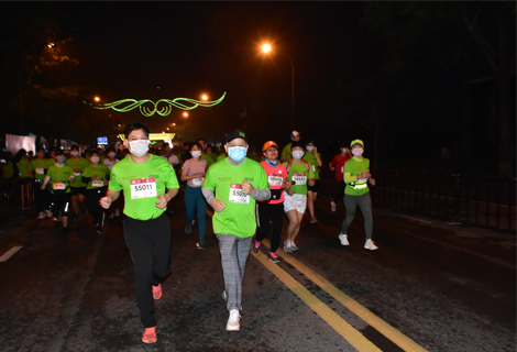 Lãnh đạo tỉnh tham gia Cuộc đua VnExpress Marathon Huế 2020 