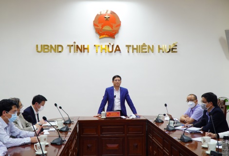 UVTV Tỉnh ủy - Phó Chủ tịch UBND tỉnh Nguyễn Thanh Bình phát biểu chỉ đạo tại cuộc họp