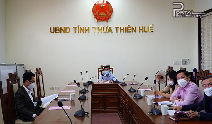 Tại điểm cầu trực tuyến tỉnh Thừa Thiên Huế