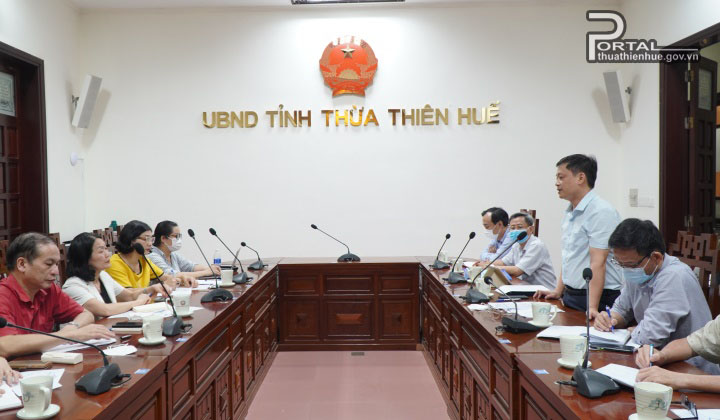 UVTV Tỉnh ủy - Phó Chủ tịch UBND tỉnh Nguyễn Thanh Bình phát biểu tại buổi làm việc