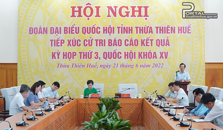 Tại hội nghị tiếp xúc cử tri