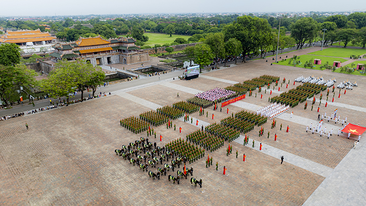 Khai mạc Hội thao - Hội thi Công an nhân dân Cụm số IV tại tỉnh Thừa Thiên Huế