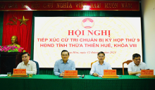 Tổ đại biểu số 6 HĐND tỉnh tham dự buổi tiếp xúc